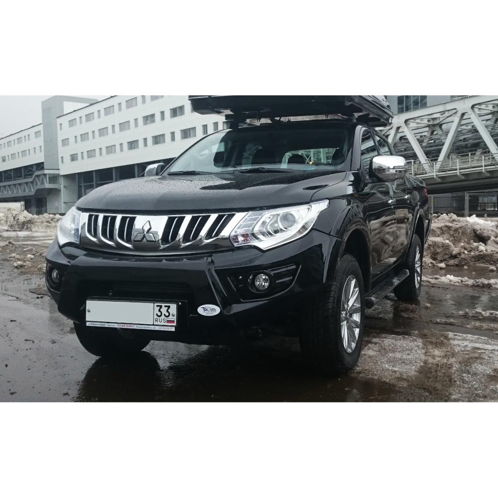 БАМПЕР АВС-ДИЗАЙН ПЕРЕДНИЙ БАЗОВЫЙ, ПОД ПОКРАСКУ(белый грунт), БЕЗ ОПТИКИ MITSUBISHI L200 2015-