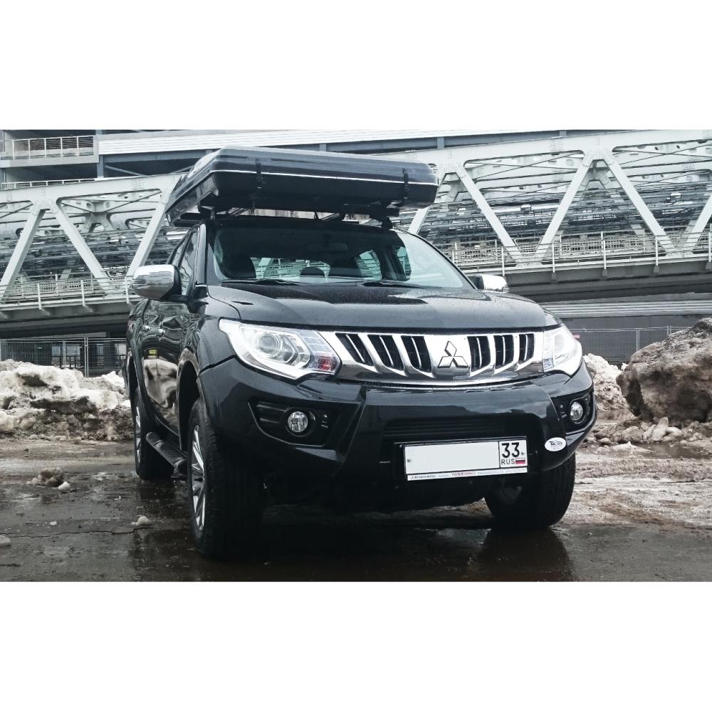 БАМПЕР АВС-ДИЗАЙН ПЕРЕДНИЙ MITSUBISHI L200 2015-11.2018 КРОМЕ К-ЦИИ INVITE (ПОД ШТАТНУЮ ОПТИКУ, ЧЕРНЫЙ) АВС-ДИЗАЙН