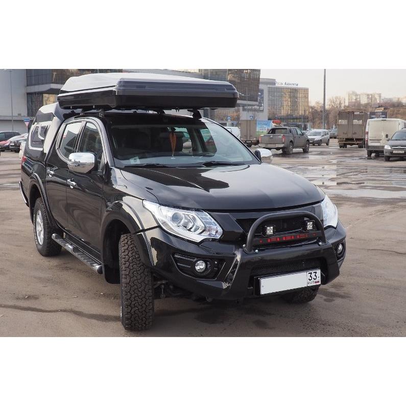 БАМПЕР АВС-ДИЗАЙН ПЕРЕДНИЙ MITSUBISHI L200 2015-11.2018 КРОМЕ К-ЦИИ INVITE (ПОД ШТАТНУЮ ОПТИКУ, ЧЕРНЫЙ) АВС-ДИЗАЙН