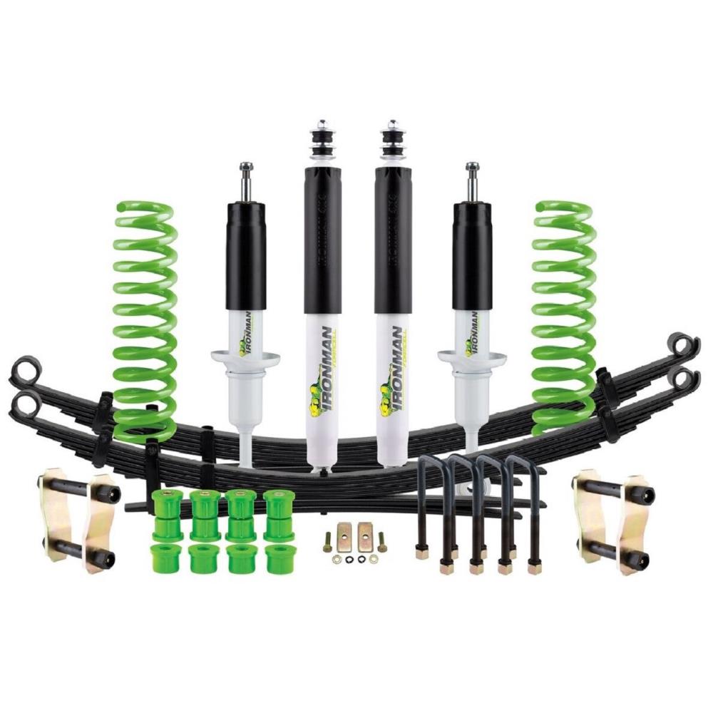 Комплект подвески Ironman Mitsubishi L200 MQ 2015-2019 амортизаторы Foam Cell масляные нагрузка перед до 80 кг зад до 300 кг лифт 30 мм