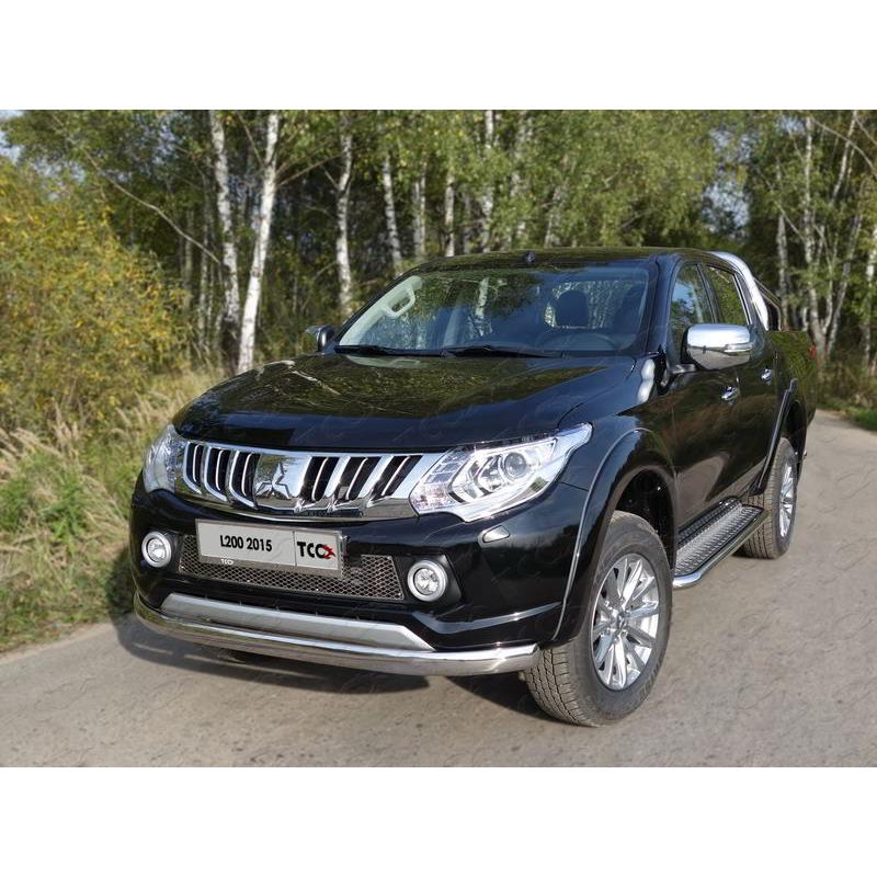 Пороги с площадкой 60,3 мм MITSUBISHI L200 2015-2019