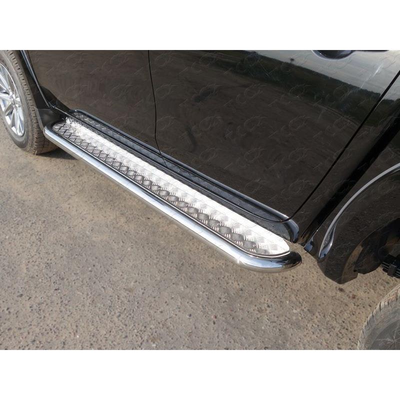 Пороги с площадкой 60,3 мм MITSUBISHI L200 2019-н.в.