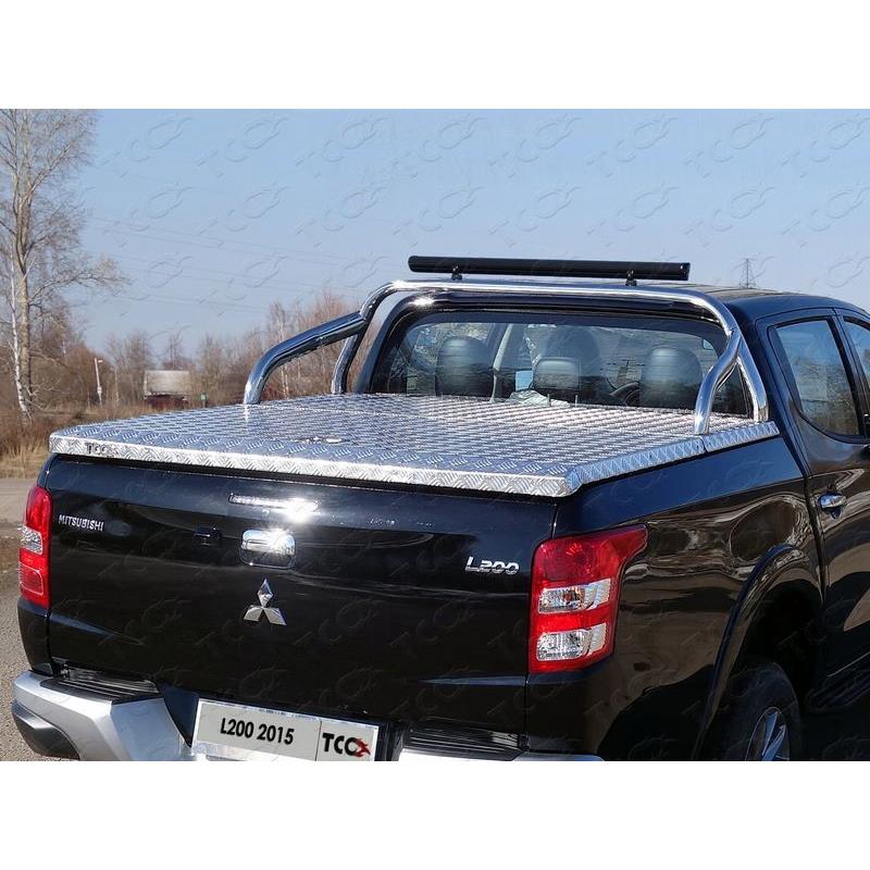 Защита кузова (для крышки) 75х42 мм со светодиодной фарой MITSUBISHI L200 2019-