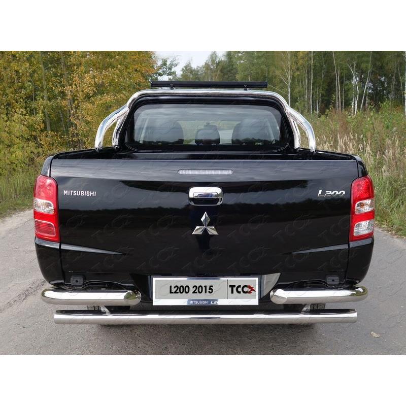 Защита кузова со светодиодной фарой 75х42 мм MITSUBISHI L200 2019-