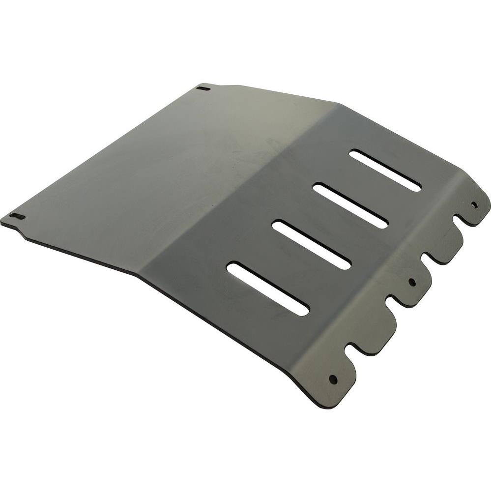 Защита радиатора Mitsubishi L200 2005+ под накладку РИФ на пер. бампер (алюм)