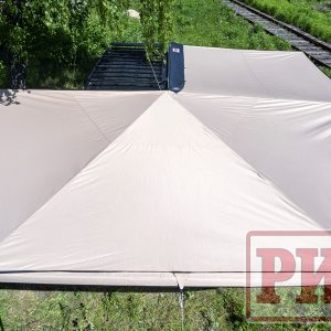 Маркиза автомобильная РИФ комбинированная (прямоугольная с веерной частью) 2.5х2.0 м (правая)